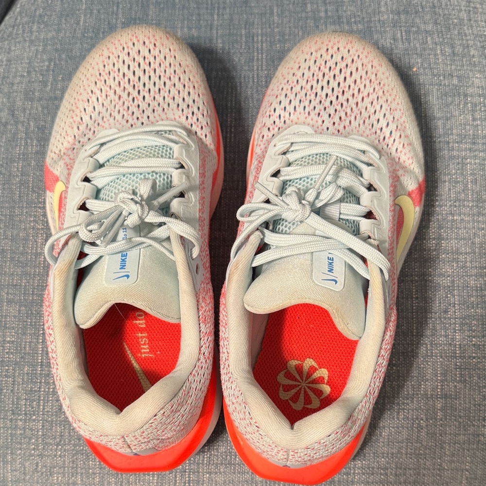 Nike Light blue and Coral Sneakers